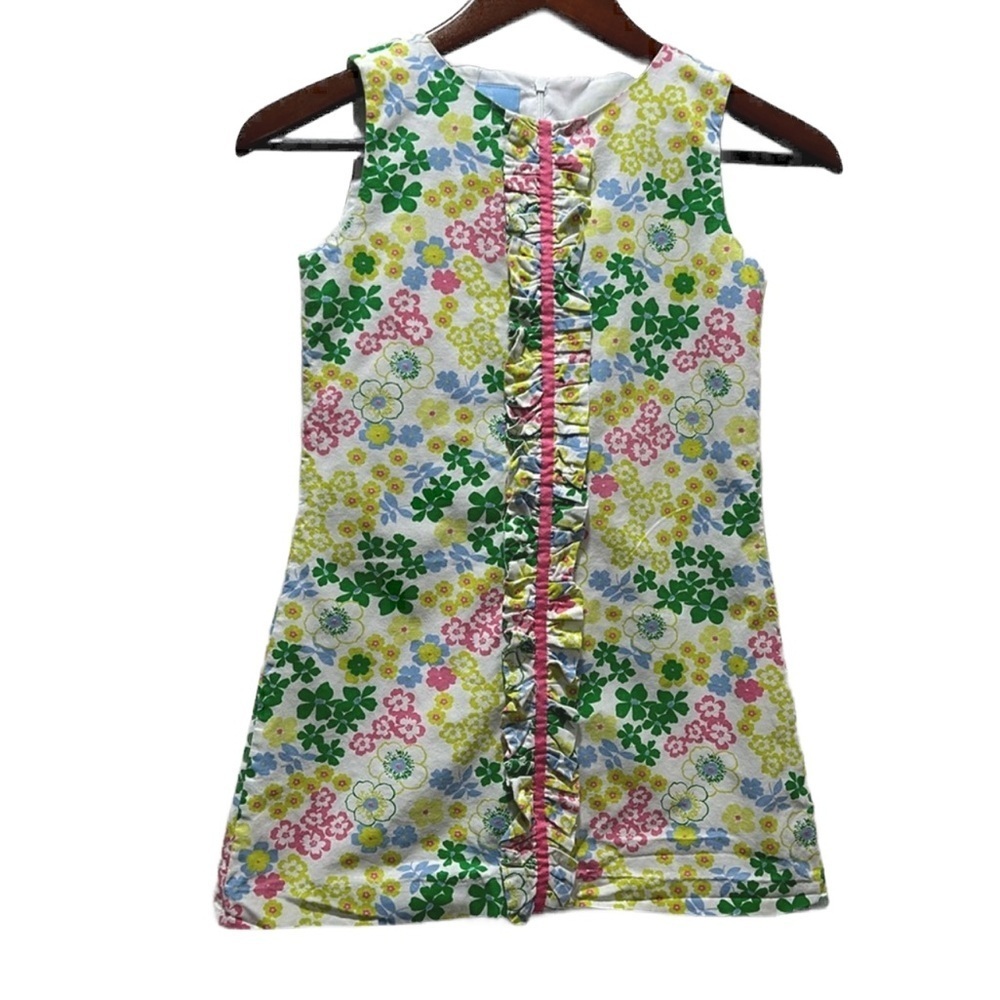🌺Bella bliss green &pink floral  dress size 7 GUC